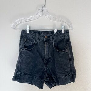 Zara Black Denim Shorts